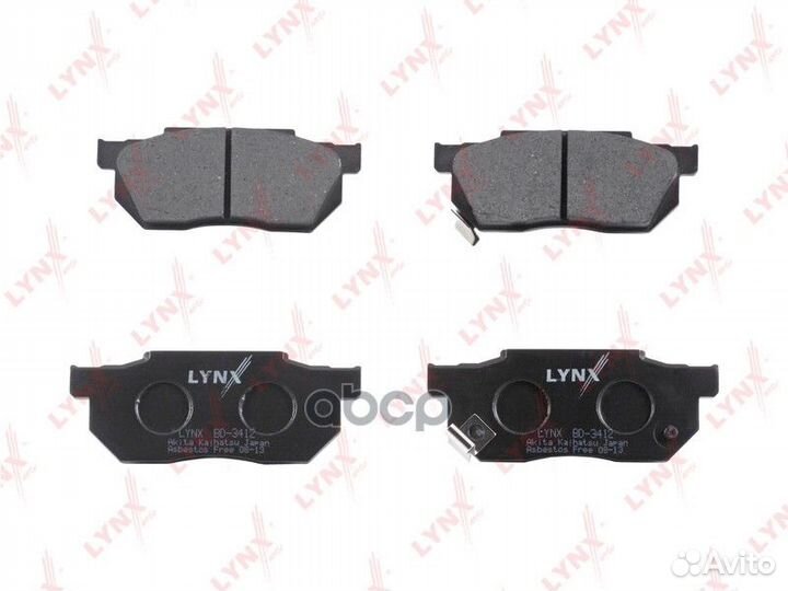 BD-3412 Колодки тормозные lynxauto BD-3412 lynx
