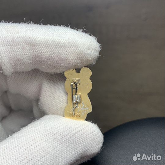 Винтажная Брошь Мишка Олимпийский Ретро