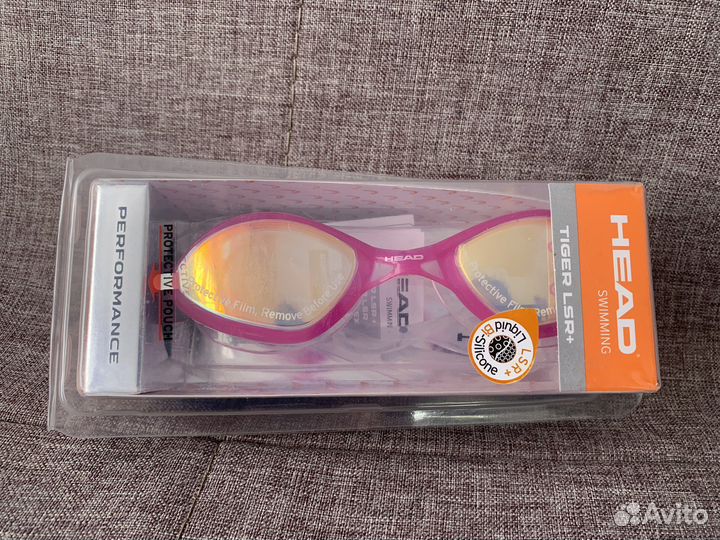 Очки для плавания стартовые Head Tiger LSR+