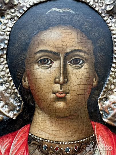 Икона Архангел Михаил басма 28,5х22,5