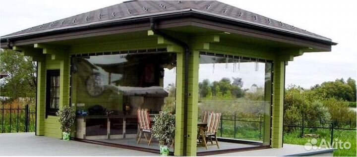 Мягкие окна для кафе