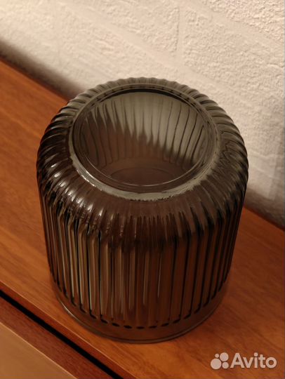 Стеклянное кашпо для орхидеи