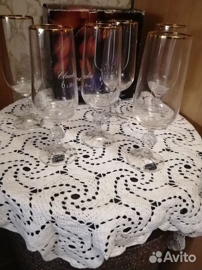 Набор бокалов. Чехия Богемия