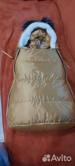 Детский конверт на выписку зимний