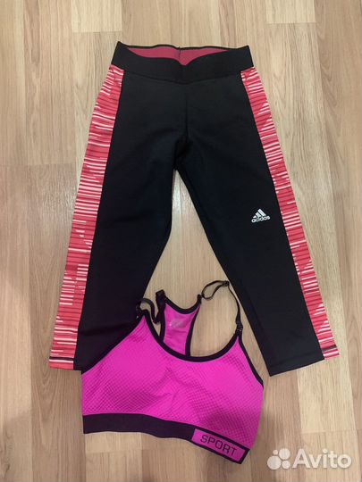 Спортивные штаны бриджи adidas