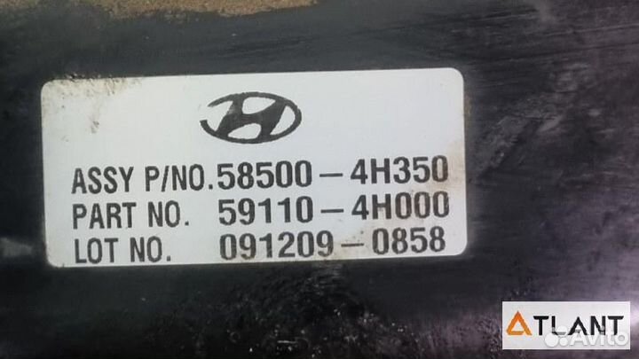 Вакуумный усилитель hyundai grand starex