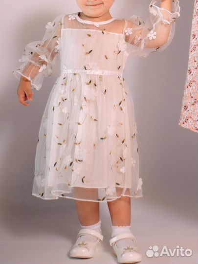 Платье для девочки 90