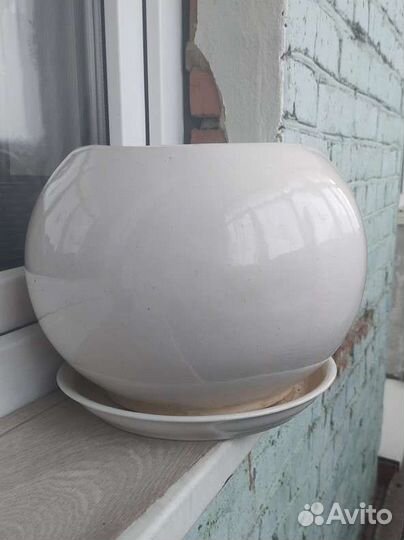 Горшок для цветов керамика большой