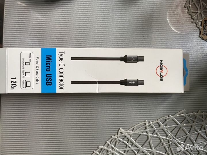 Кабель micro usb на type c