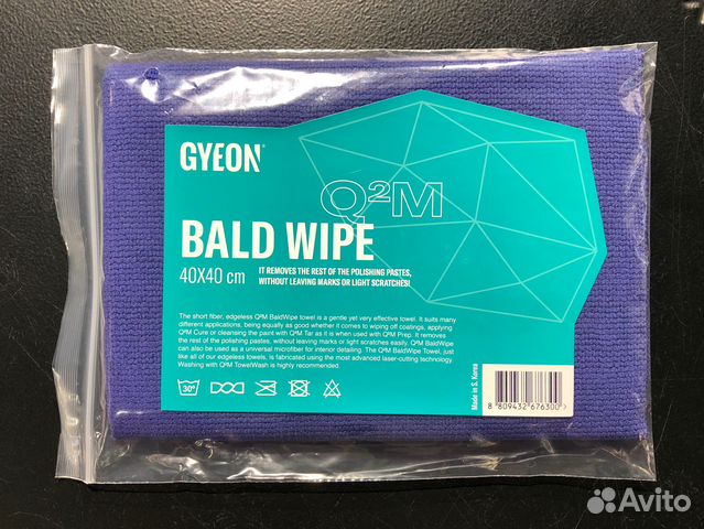 Gyeon Q2M Bald Wipe Микрофибра для располировки