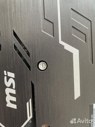 Видеокарта MSI GF RTX 2060 aero itx