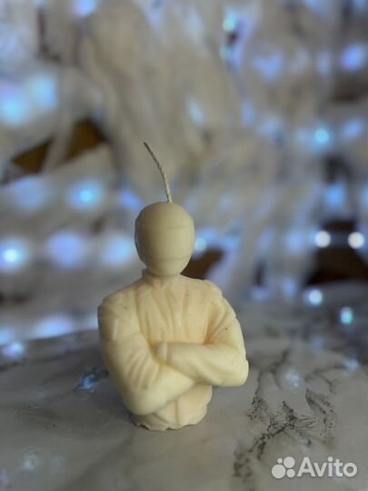 Ароматическая свеча мотоциклист