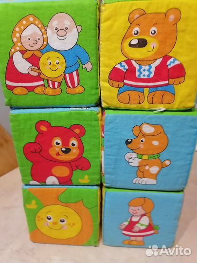 Мягкие детские кубики