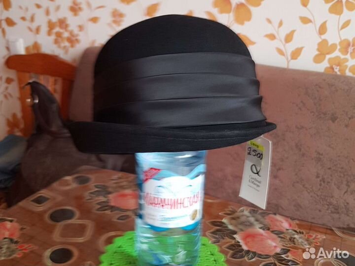 Шляпа фетровая женская совершенно новая 56р