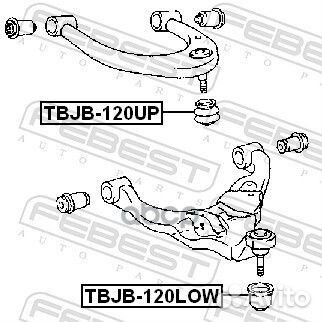 Пыльник опоры шаровой toyota land cruiser 200 07