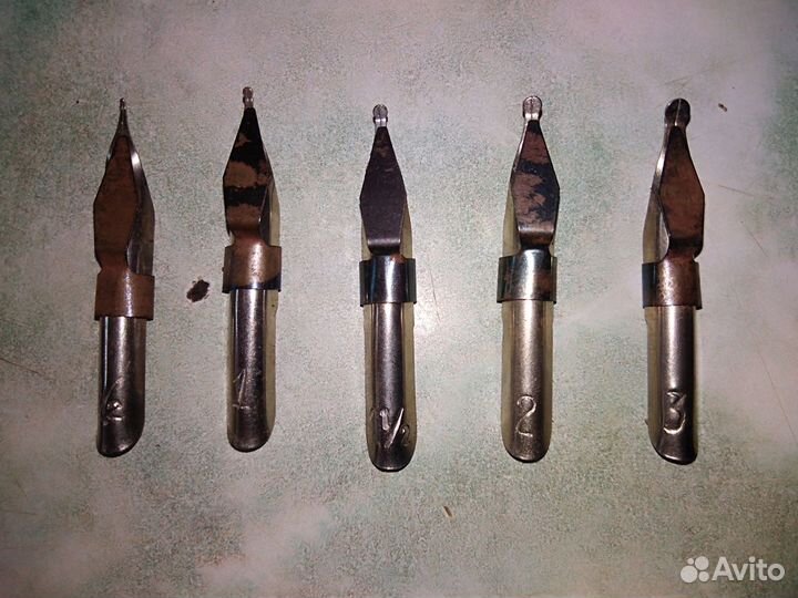 Перья металл для письма, ручка из дерева, картридж