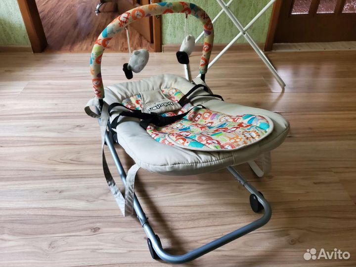 Шезлонг babyton, новый, без пробега)