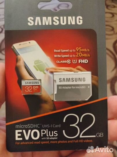 Samsung 32 гб. MicroSD