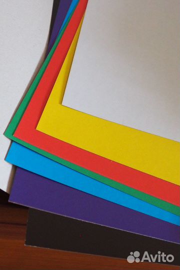 Цветная бумага, цветной картон, бархатная бумага