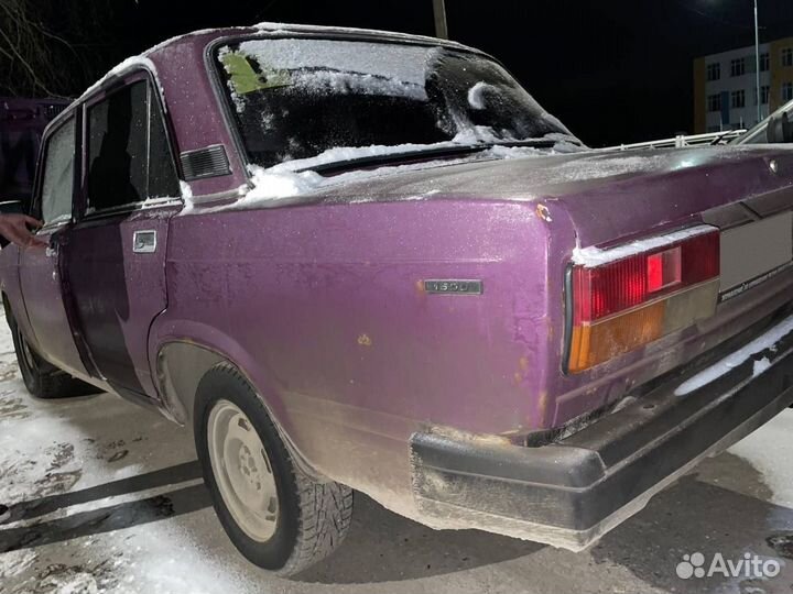 ВАЗ 2107 1.5 МТ, 2002, 198 000 км