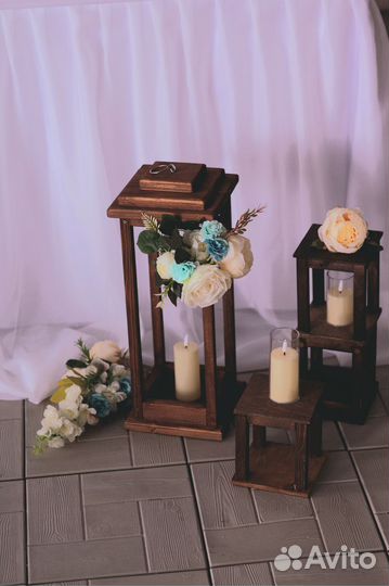 Свадебный декор Рустик для оформления банкета