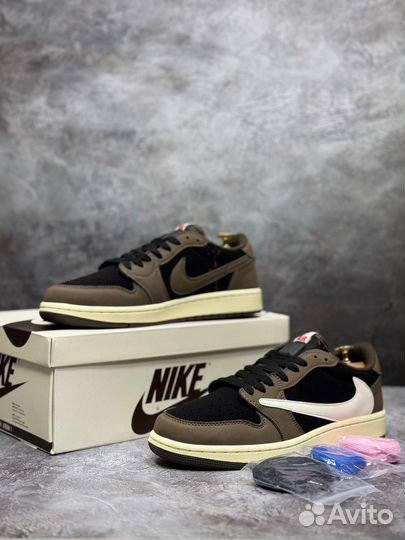 Кроссовки мужские nike air travis scott (41-45)