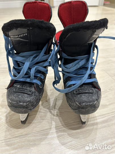 Хоккейные коньки bauer детские