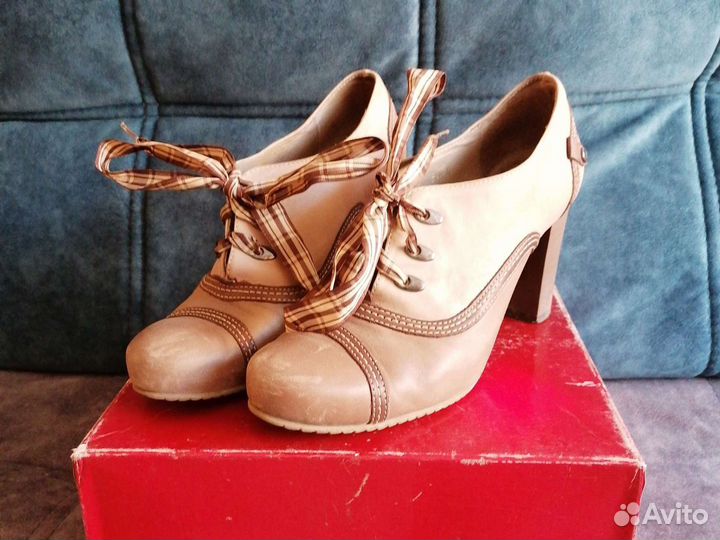 Ботильоны натуральная кожа