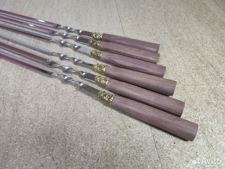 Подарочные шампура мореный бук