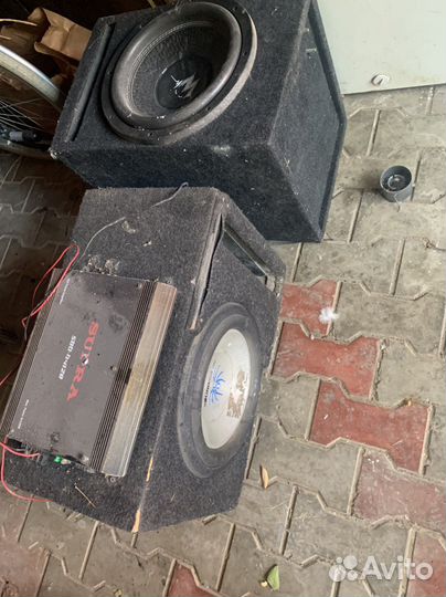Сабвуфер и усилитель
