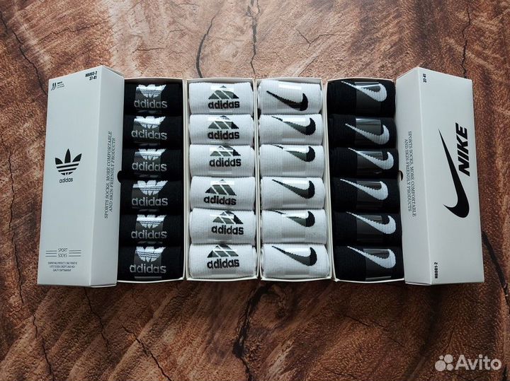 Носки Nike Adidas Fila Reebok