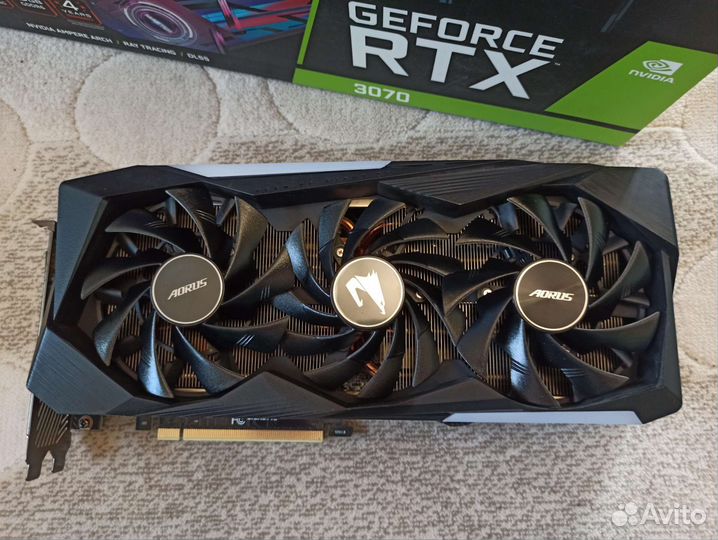 Gigabyte aorus GeForce RTX 3070 master 8G REV 1.1