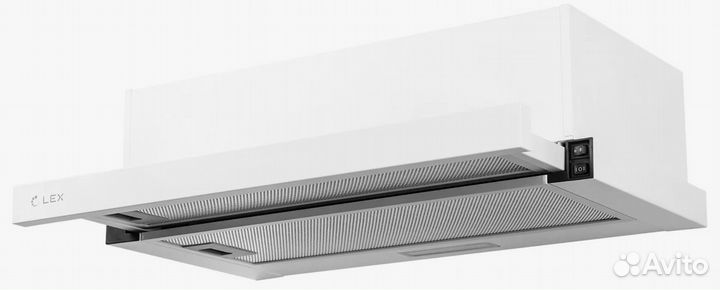 Вытяжка кухонная белая LEX Hubble G 2M 600