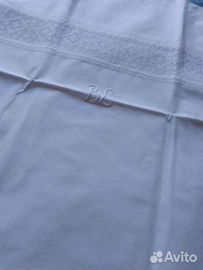 Наволочка, винтаж, Германия, кружево