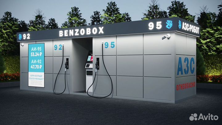 Готовый бизнес бензоробот АЗС