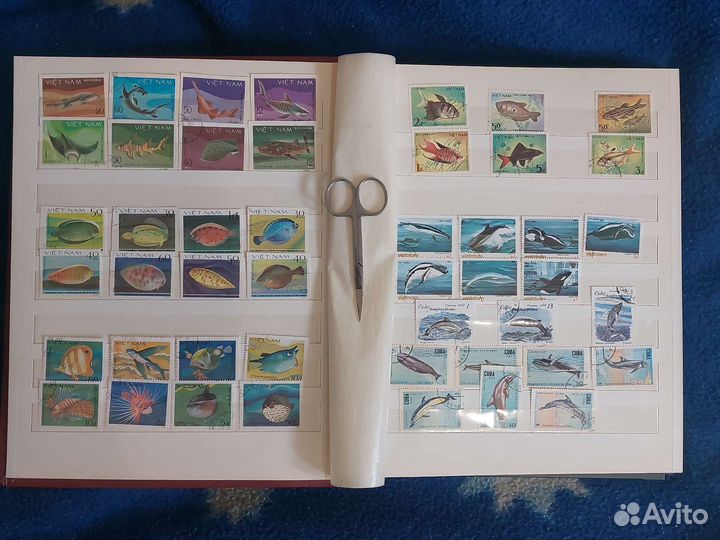 Альбом с марками. Азия,Африка.1я часть