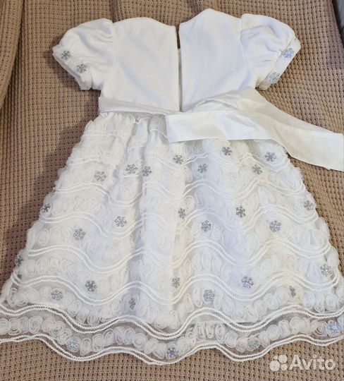 Платье снежинки 110