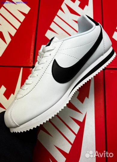 Кроссовки nike cortez белые