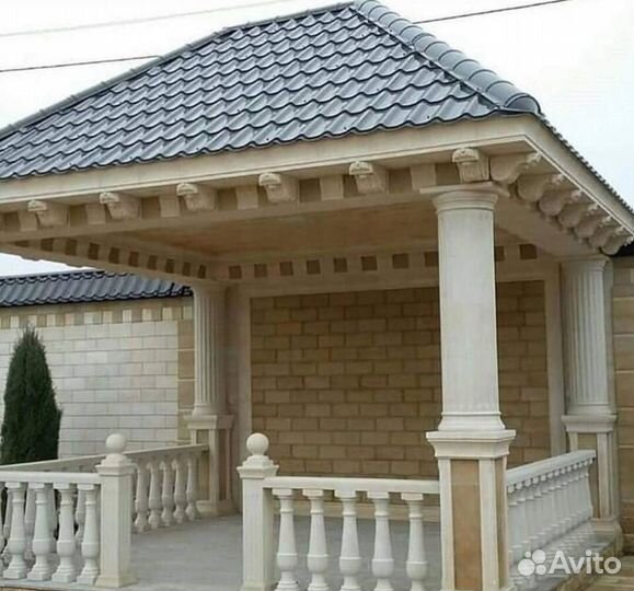 Облицовка дагестанским камнем