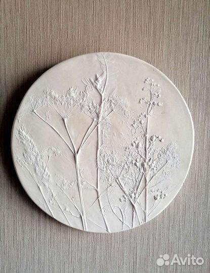 Панно на стену ботанический барельеф