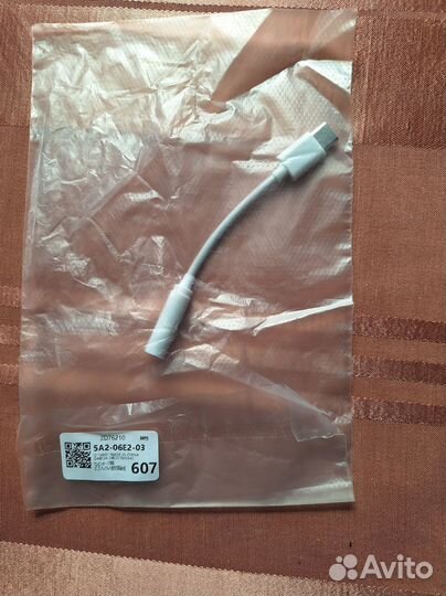 Адаптер переходник с USB тип C на Джек 3,5