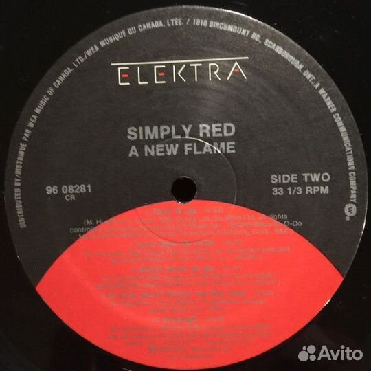 LP Simply Red – A New Flame / US 1989