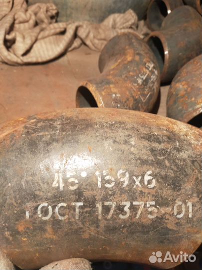 Отводы стальные 114х8 П90