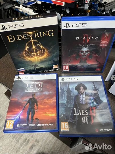 Ps5 с дисководом 3 ревизия +делюкс+ 4 диска