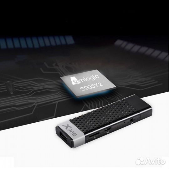 Мини тв-приставка Vontar X96S 4K Stick, 16/2Gb