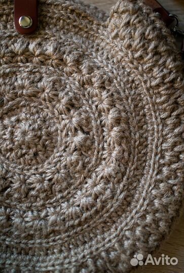 Сумка вязаная из джута