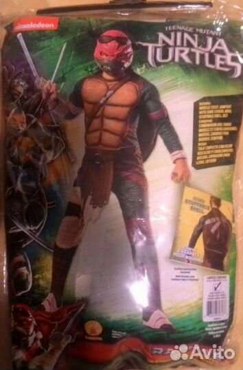 Костюм Черепашки Нинзя Леонардо 8-10 лет