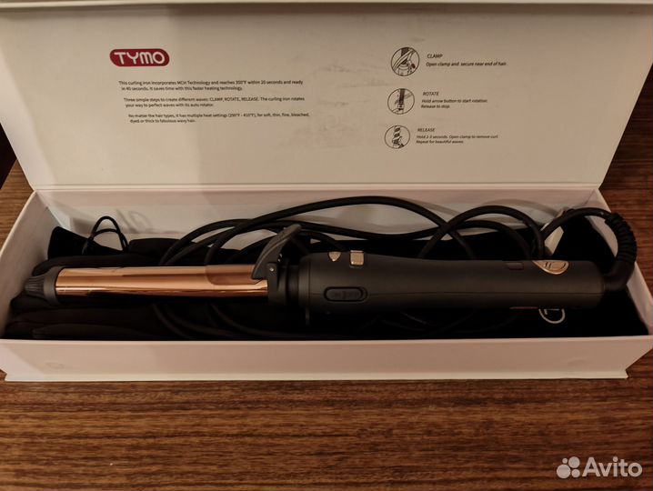 Плойка вращающаяся Tymo