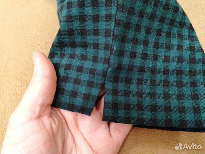 Брюки в клетку женские