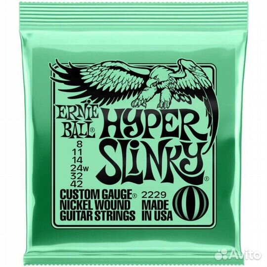 Ernie ball 2229 - струны для эл.гитары Nickel